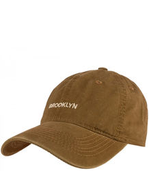 Cotton adjustable unisex embroidered baseball cap BROOKLYN