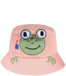 Children's hat BUCKET HAT frog