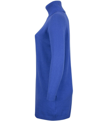 Luźna Sukienka dzianinowa Golf WEŁNA +SIZE