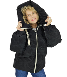 Women's quilted insulated winter jacket with hood MATILDA