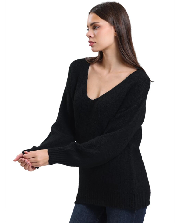 Warm, fashionable, loose women's sweater MATYLDA