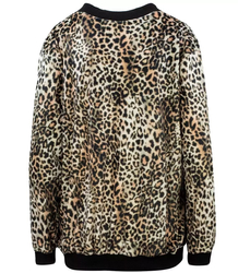 POP ART suede bomber jacket