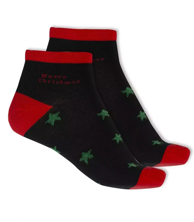 Christmas women's socks 6-pack SANTA