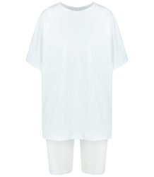 Set of cotton t-shirt oversize shirt short leggings SPIREL