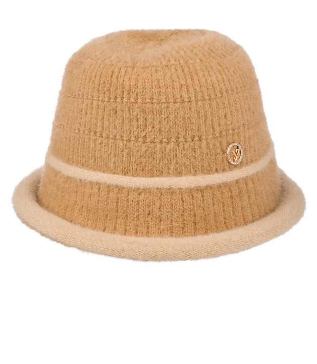 Women's hat cloche patch flower