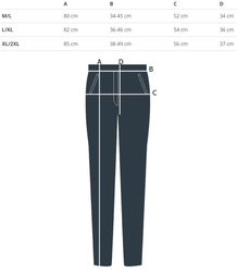 Women's cotton culotte pants, wide leg CAMILLA