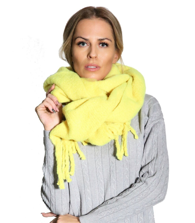 Warm, thick, soft scarf ETOLA dreadlocks