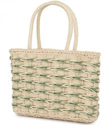 Large basket, summer bag, soft woven handbag