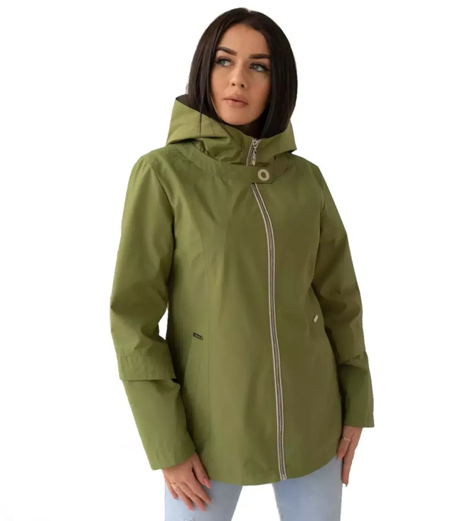Women's transitional spring hooded jacket LUIZA