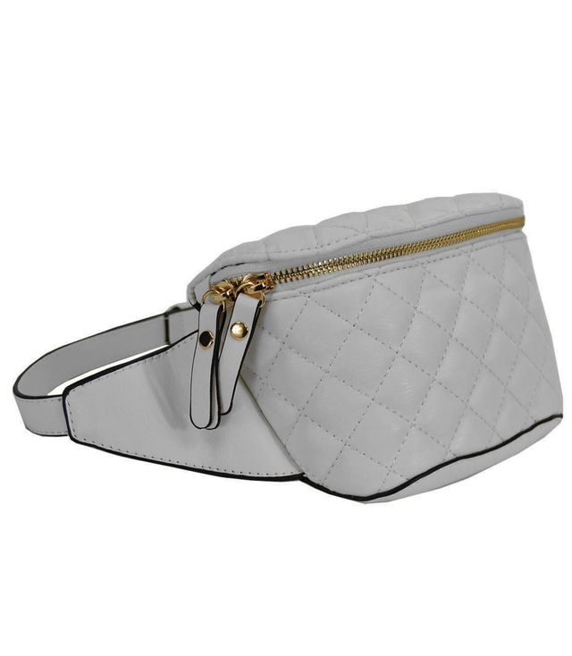 Fashionable quilted waist bag