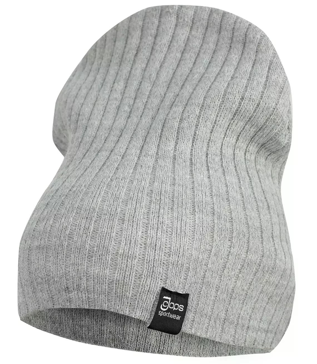 UNISEX ribbed knit beanie