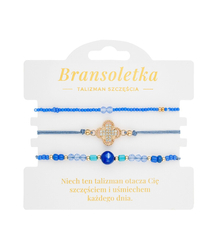 Bransoletki 3w1 TALIZMAN SZCZĘŚCIA z zawieszką