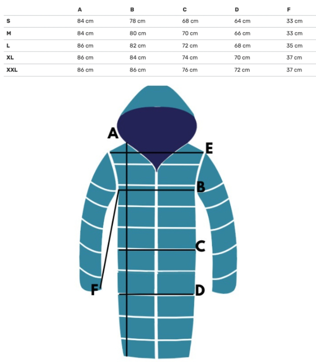 Winter oversize jacket with hood and fur NORDIC PUFF