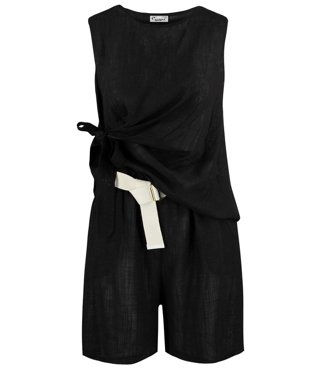 Linen set: shorts, blouse and belt LILIANA