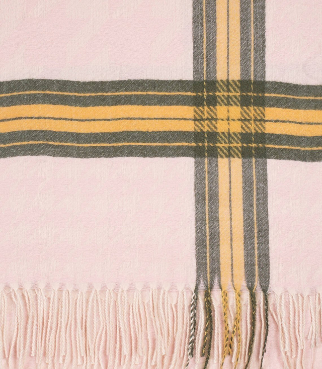 Warm shawl scarf shawl Woven PEPITKA stripes