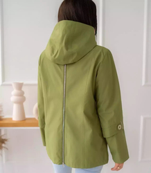 Women's transitional spring hooded jacket LUIZA