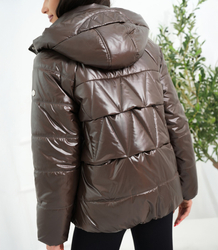 Women's insulated bomber jacket with quilting JAGNA