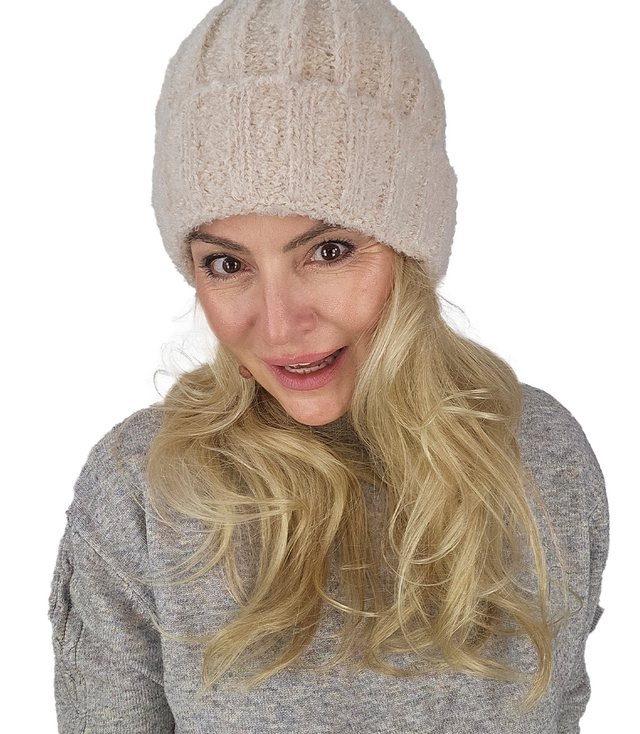 Stylish women's winter beanie hat