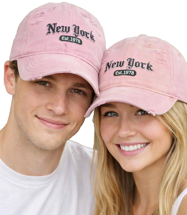 NEW YORK UNISEX baseball cap with decorative patch