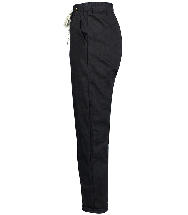 Women's fabric pants tapered leg ELENA