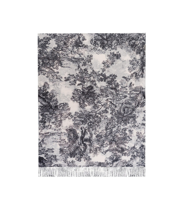 Women's scarf with floral pattern luxury 180x70