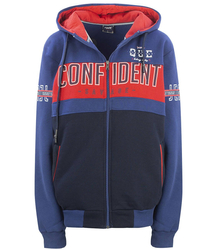 Ciepła męska bluza kaptur oversize CONFIDENT
