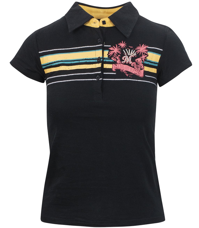 POLO shirt with a tropical print SUMMER