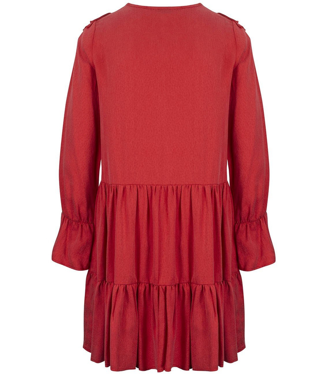 ZWIEWNA Kobieca sukienka Falbanki MINI BOHO