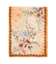 Damski wzorzysty szal w kwiatki 70x180