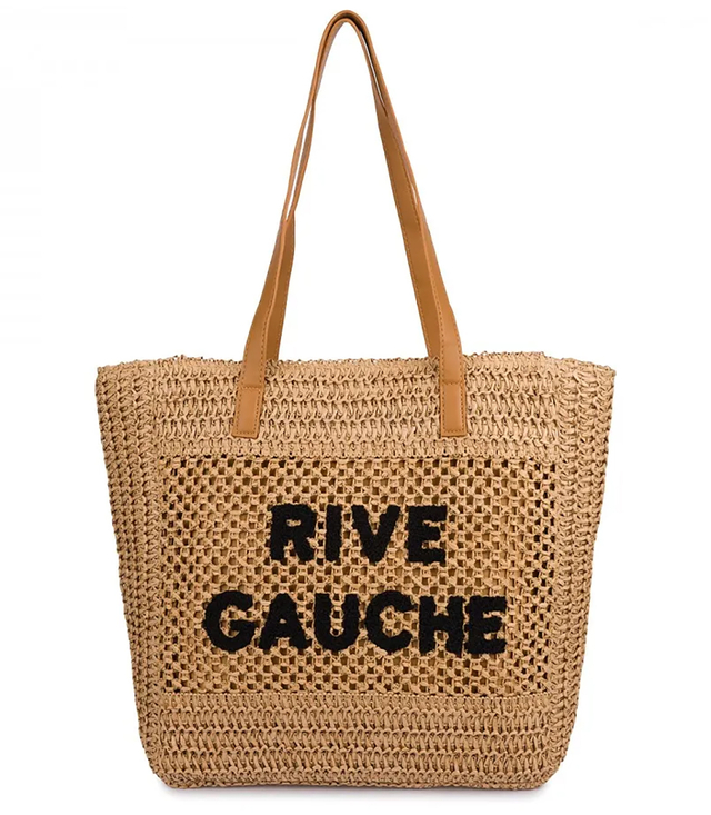 RIVE GAUCHE braided boho shopper bag