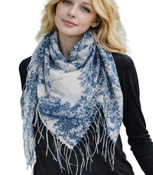 Sling with stylish spring pattern 100x100