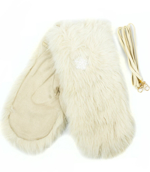 Women's Warm Gloves with fur insulated