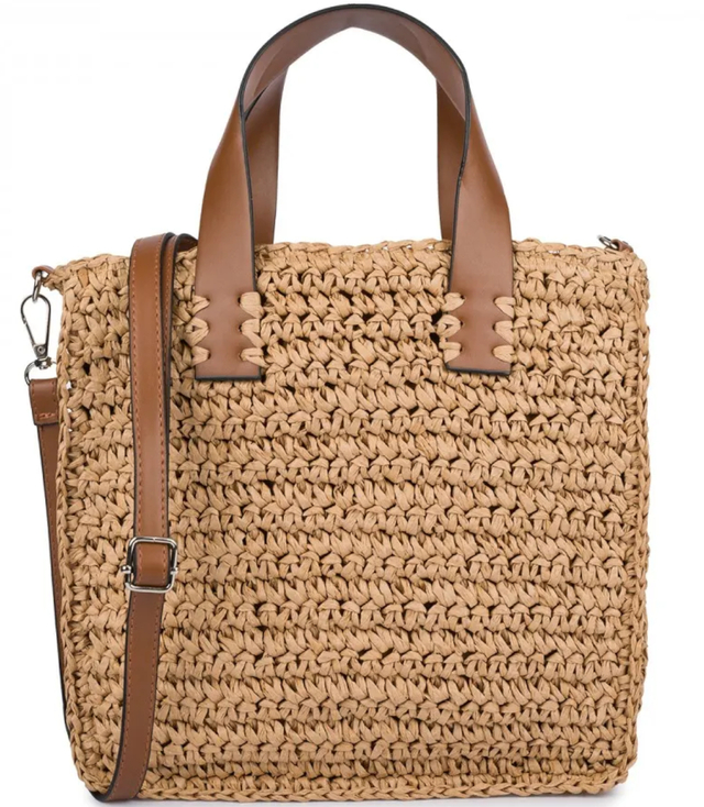 Summer bag shoulder shopper bag braided