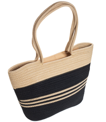 Mega large summer beach bag braided cotton