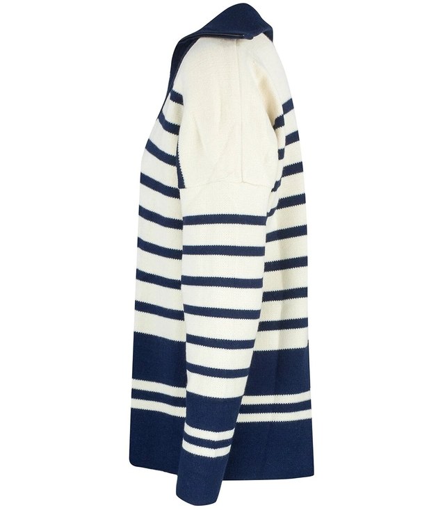 Long warm striped sweater IZA