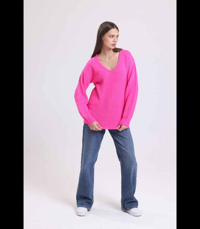 Warm, fashionable, loose women's sweater MATYLDA