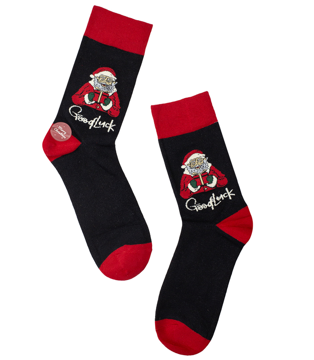 Men's Christmas socks - winter, warm, Christmas patterns