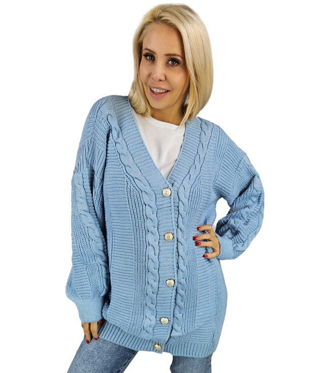 Warm, fashionable, loose women's sweater MATYLDA