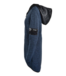 Modny asymetryczny sweter a;la płaszcz 