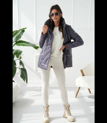 Women's transitional warm jacket Elegant Hood For autumn MAGDA