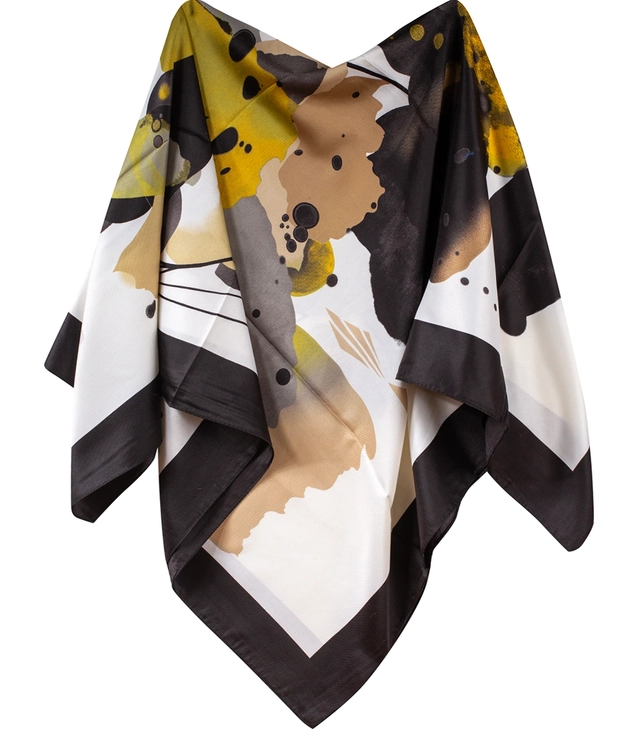 Sling delicate elegant scarf decorated with a beautiful pattern