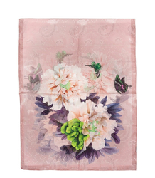 Damski wzorzysty szal w kwiatki 70x180