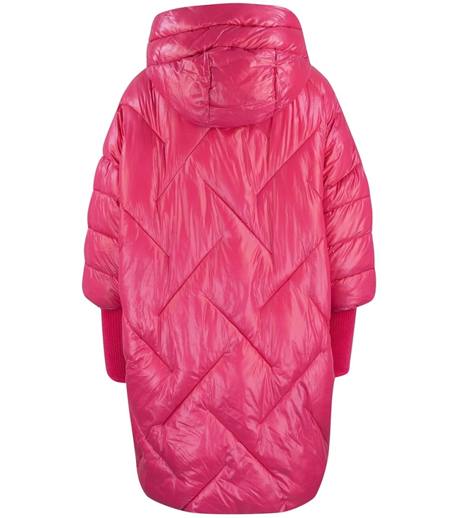Quilted jacket with wide collar LAURA