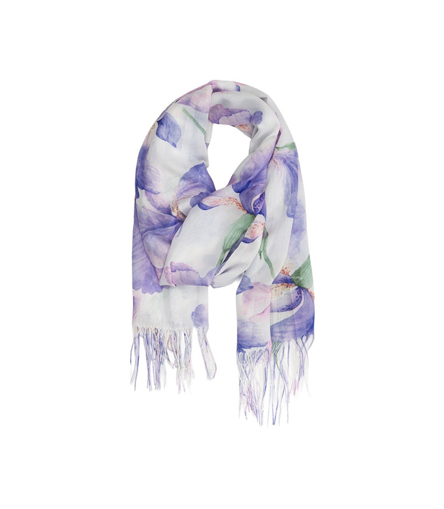 Women's floral pattern scarf 180x70