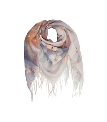 Women's floral pattern scarf 180x70