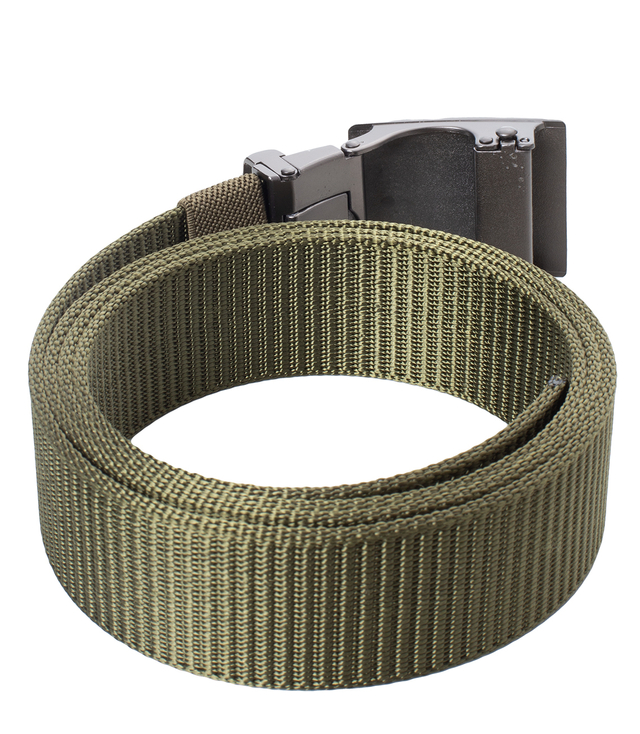 Universal men's belt 120/3.5 cm Metal clip buckle