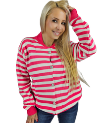 Warm and cozy women's striped sweater autumn winter SARAH