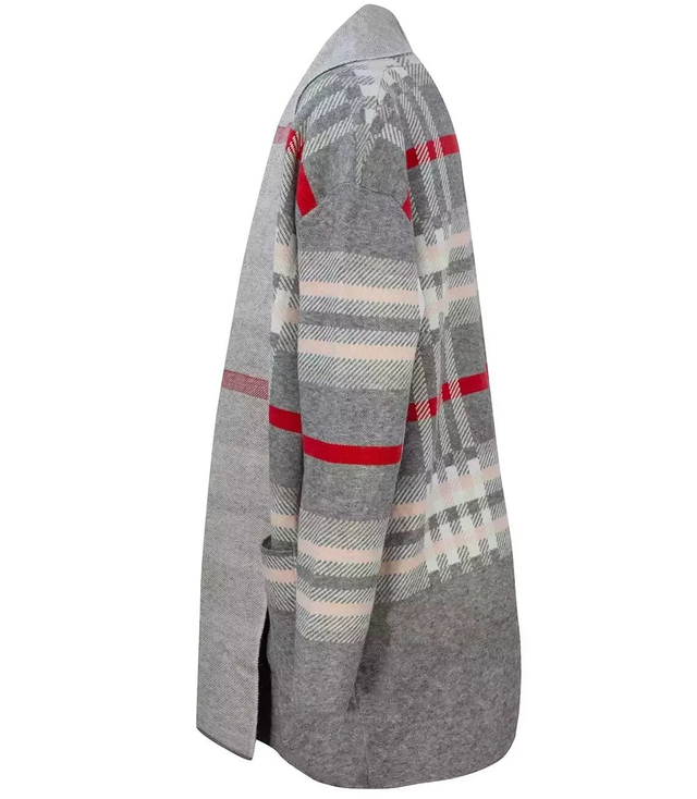 CIEPŁY Sweter Kardigan narzutka KRATA Elegancki