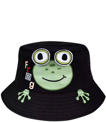 Children's hat BUCKET HAT frog