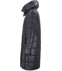 Long elegant quilted insulated coat for women AMELIA